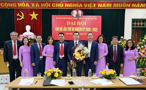 Sơn Tây: Đại hội Chi bộ Văn phòng HĐND-UBND thị xã lần thứ VII